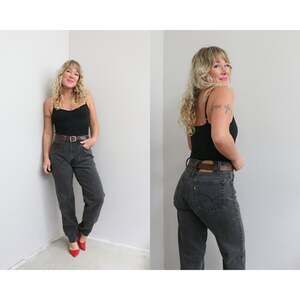 1980's Vintage Levi's Relaxed Fit 550 Taper Leg Jeans ~ Women's XS SM 29" to 30"